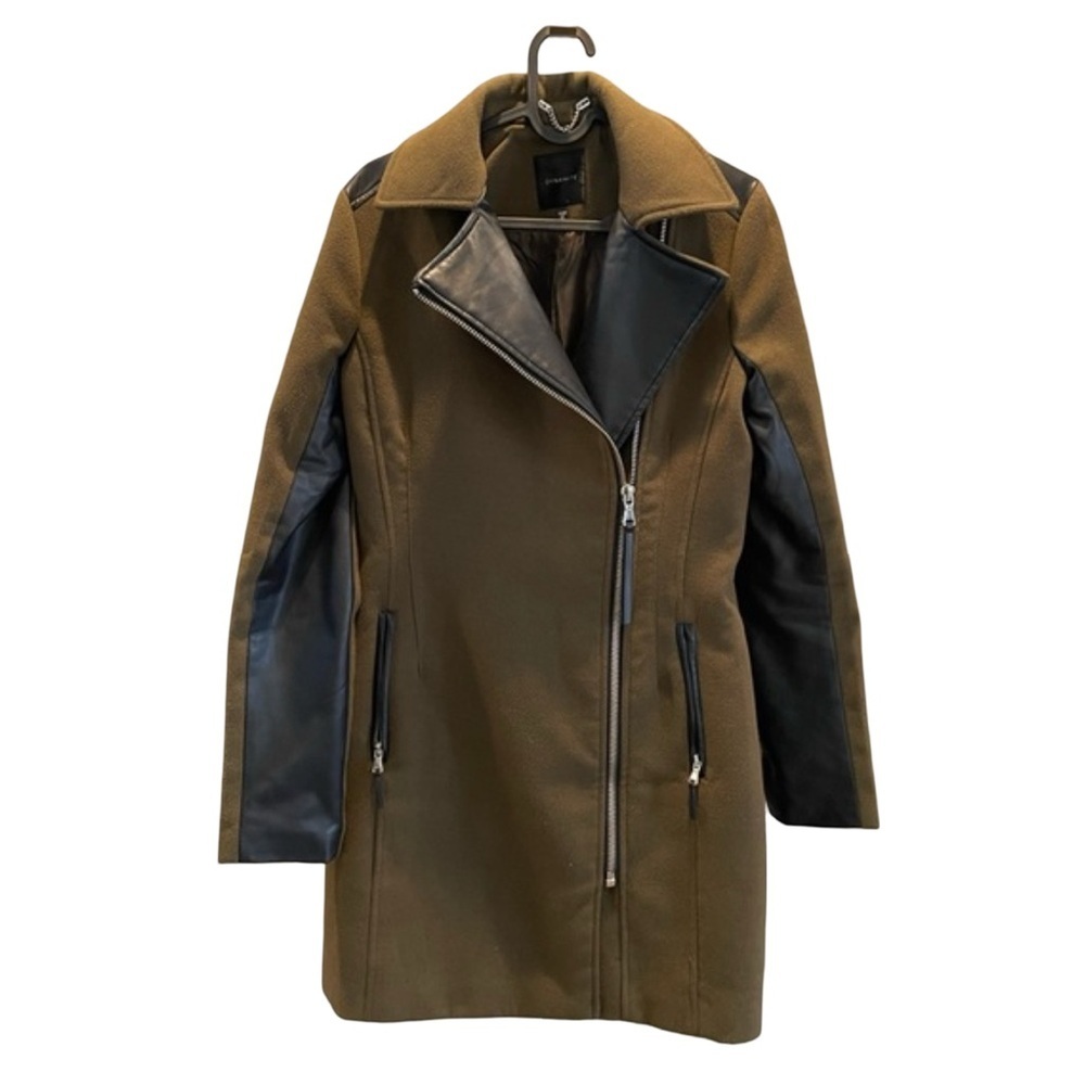 Dynamite Trench Coat faux leather